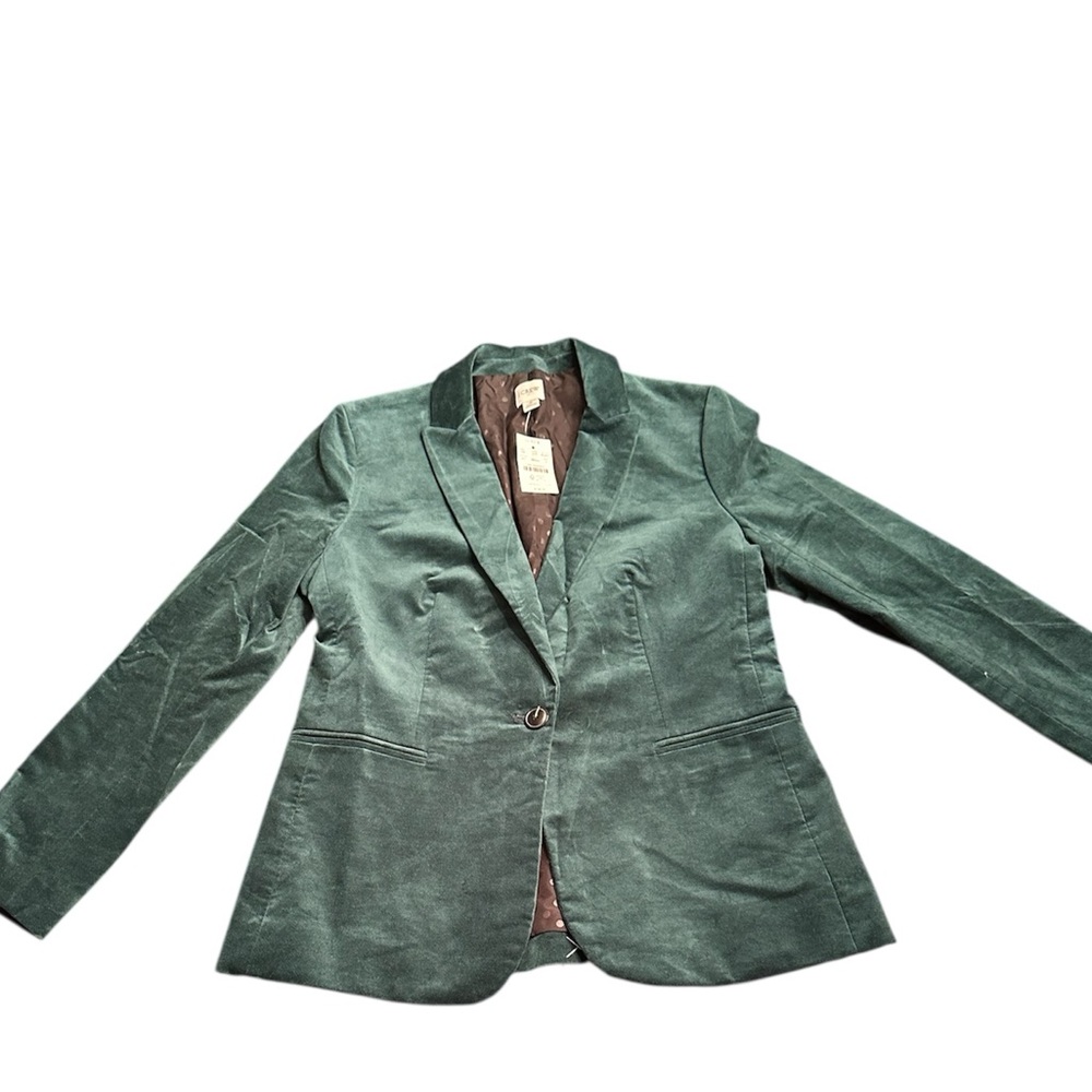 NWT J Crew Velvet Blazer